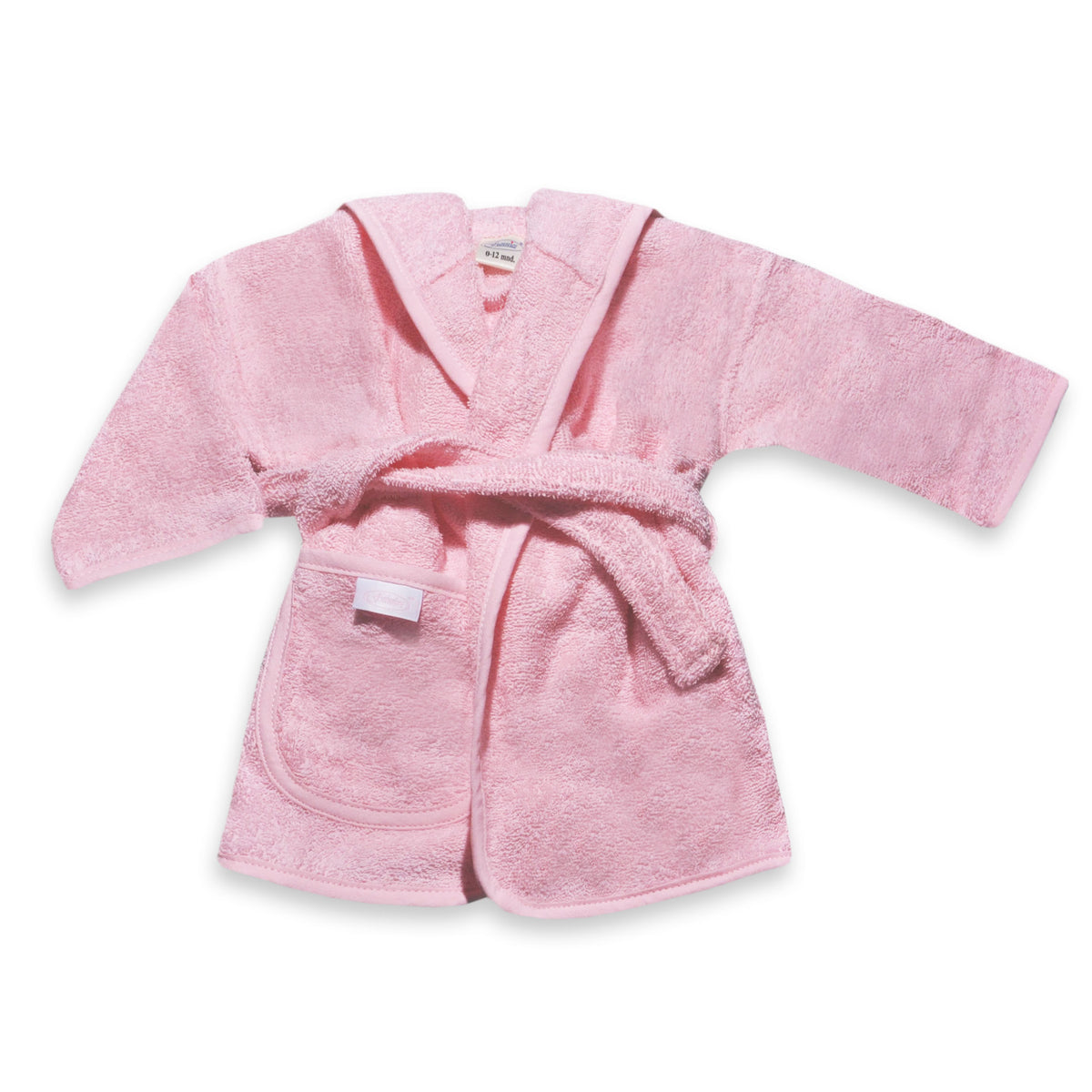 Badjas - Babyroze 0-12 maanden