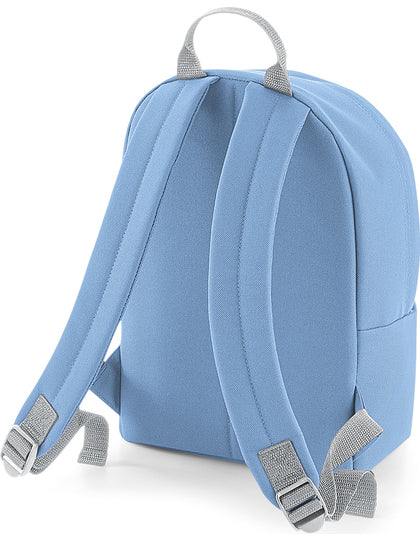 Lichtblauw rugzak BagBase mini