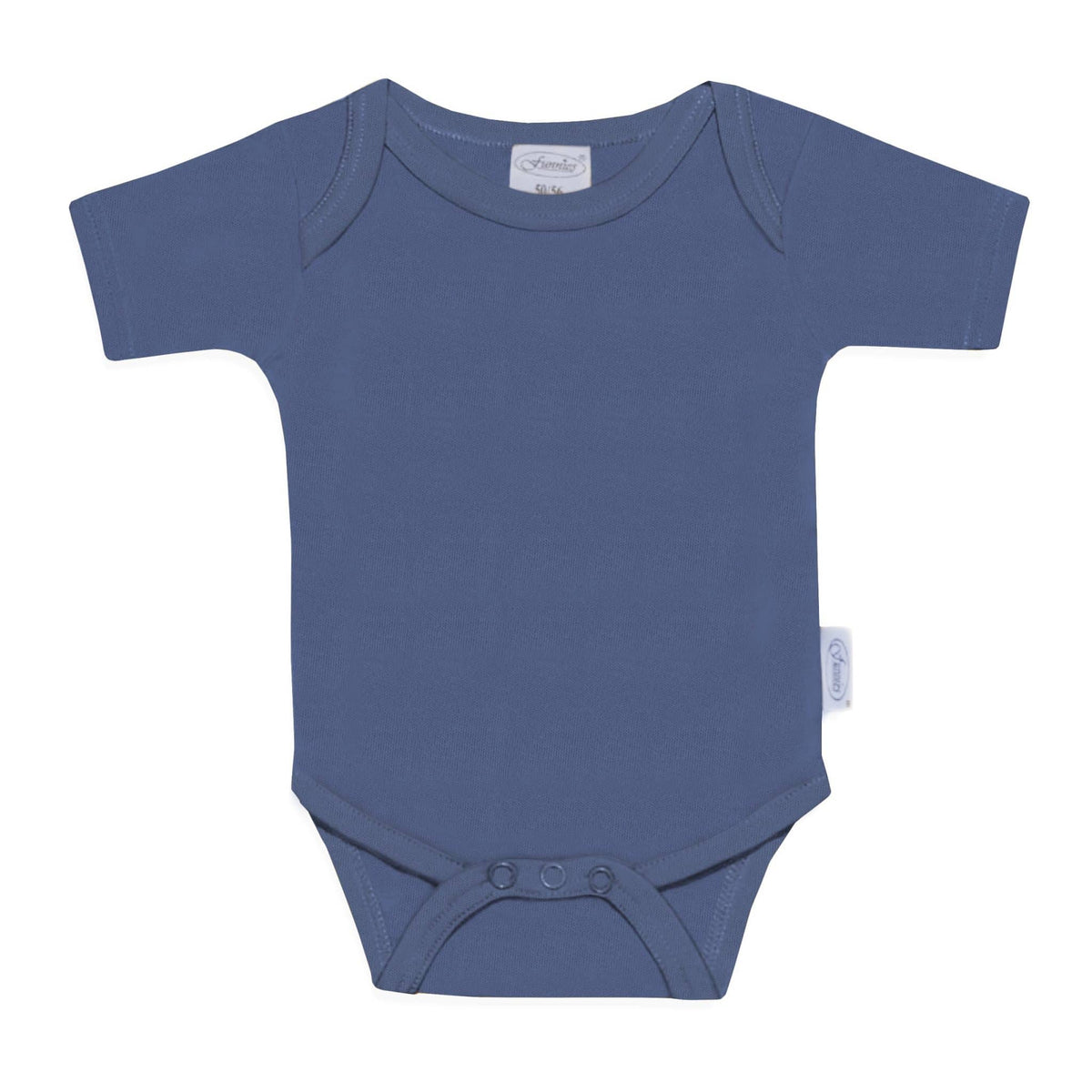 Romper zijde blauw 62 - 68