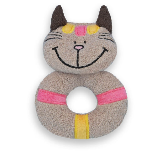 Knuffel - Rammelaar - Kat gestreept