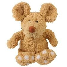 Knuffel - Muis Geelbruin met witte shirt